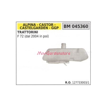 Depósito de combustible motor de tractor de césped ALPINA F 72 045360 | Newgardenstore.eu