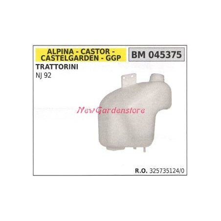 Depósito de combustible motor de tractor de césped ALPINA NJ 92 045375 | Newgardenstore.eu