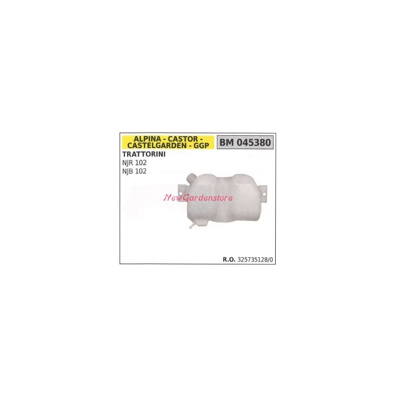 Depósito de combustible del motor para tractores de césped ALPINA NJR 102 NJB 102 045380