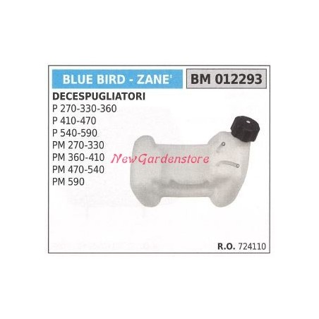 Depósito de combustible BLUE BIRD para motor de desbrozadora P 270 330 360 410 012293 | Newgardenstore.eu