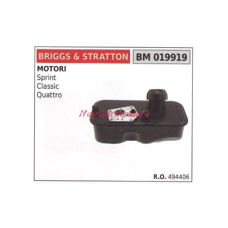 Serbatoio carburante BRIGGS&STRATTON motore tagliaerba rasaerba tosaerba 019919 | Newgardenstore.eu
