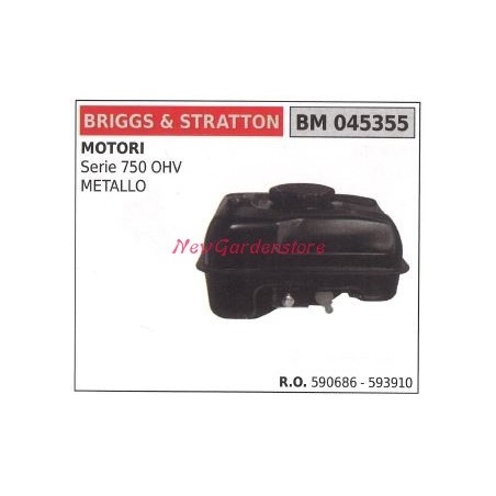 BRIGGS&STRATTON moteur tondeuse réservoir de carburant 045355 | Newgardenstore.eu
