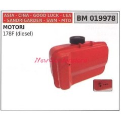 Réservoir de carburant CHINA moteur de tondeuse 178F DIESEL 019978 | Newgardenstore.eu