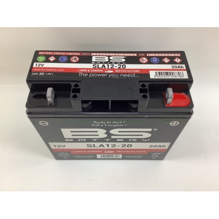 Batteria gel avviamento trattorino rasaerba sigillata 12V 20 Ah BS 310018