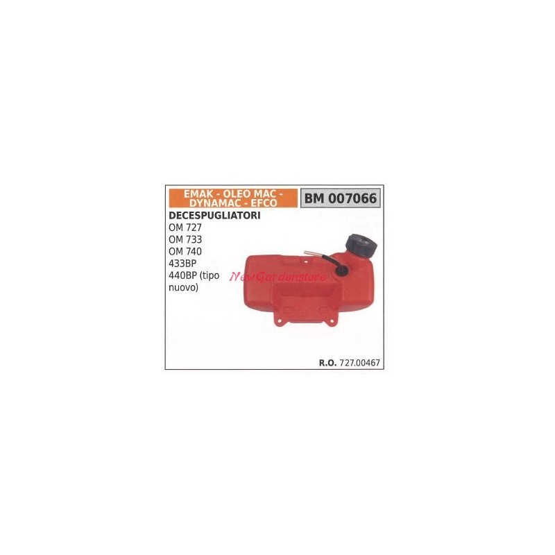 EMAK Kraftstofftank, OM 727 733 740 433BP Freischneider Motor 007066