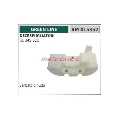 Réservoir de carburant débroussailleuse GREEN LINE GL 34S ECO moteur 015352 | Newgardenstore.eu