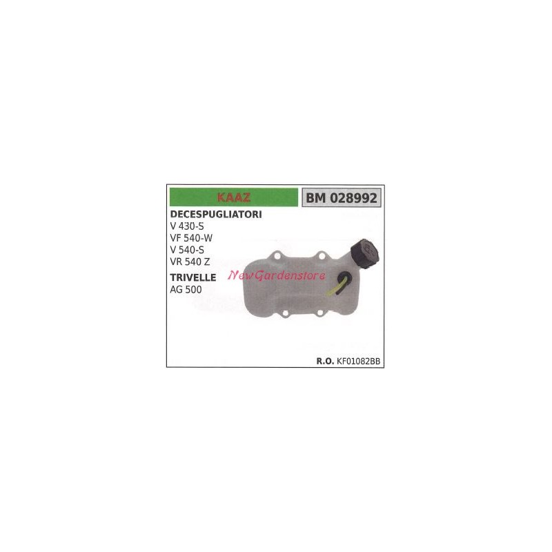 Depósito de combustible KAAZ motor desbrozadora V 430-S VF 540-W 028992