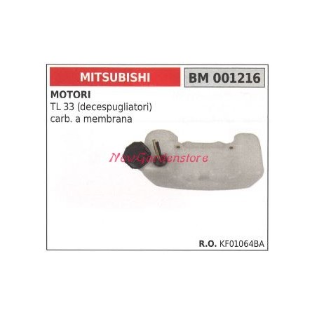 Réservoir de carburant MITSUBISHI pour débroussailleuse TL 33 001216 | Newgardenstore.eu