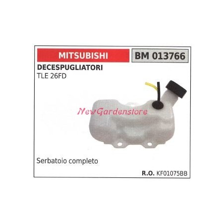 Réservoir de carburant MITSUBISHI moteur débroussailleuse TLE 26FD 013766 | Newgardenstore.eu