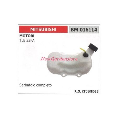 Kraftstofftank MITSUBISHI Motor für Freischneider TLE 33FA 016114 | Newgardenstore.eu