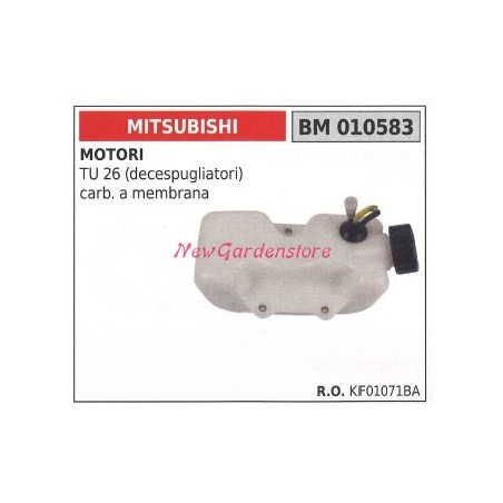 Réservoir de carburant MITSUBISHI moteur de débroussailleuse TU 26 010583 | Newgardenstore.eu