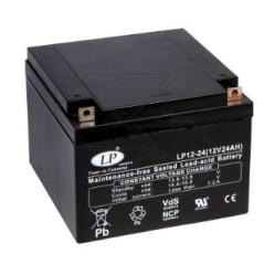 Batería para varios modelos AGM CB24-12 24 Ah 12 V polo + DERECHA