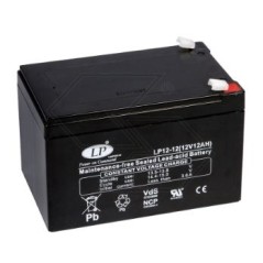 Batterie pour divers modèles AGM NP12-12 12 Ah 12 V pôle + GAUCHE