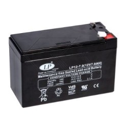 Batería para varios modelos AGM WP7-12 7 Ah 12 V polo + IZQUIERDA