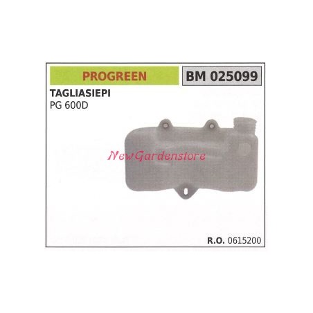 Serbatoio carburante PROGREEN motore tagliasiepe PG 600D 025099 | Newgardenstore.eu