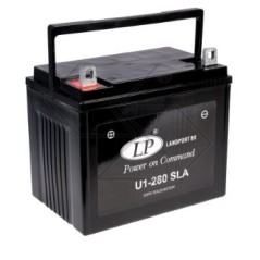 Batería para varios modelos SLA U1-280 24 Ah 12 V polo + IZQUIERDA