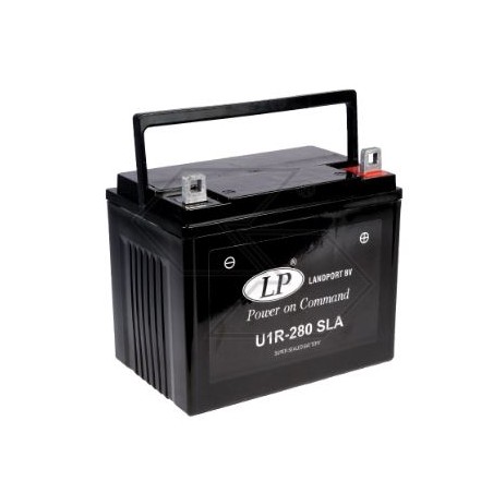 Battery for various models SLA U1-280R 24 Ah 12 V pole + RIGHT | Newgardenstore.eu