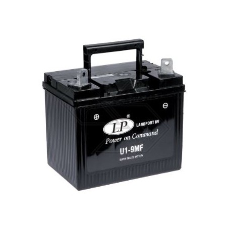 Batería para varios modelos SLA U1-9 24 Ah 12 V polo + IZQUIERDA | Newgardenstore.eu