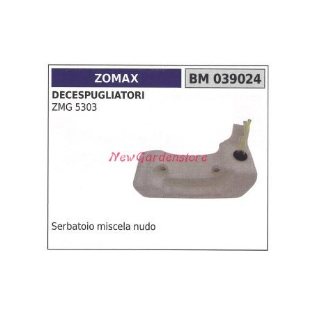 Depósito combustible ZOMAX motor desbrozadora ZMG 5303 039024 | Newgardenstore.eu