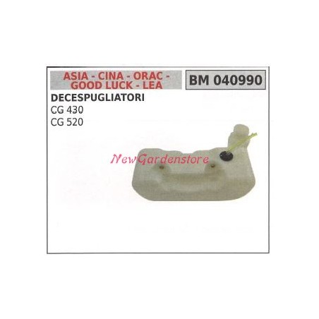 Réservoir carburateur CINA moteur de débroussailleuse CG 430 520 040990 | Newgardenstore.eu