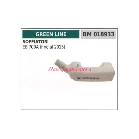 GREEN LINE depósito carburador para motor soplador EB 700A 018933 | Newgardenstore.eu