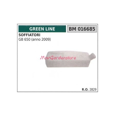GREEN LINE réservoir carburateur pour moteur souffleur GB 650 016685 | Newgardenstore.eu
