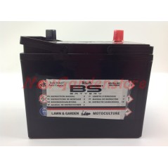 Rasentraktor-Batterie 12V 28Ah Pluspol links 310501 | Newgardenstore.eu