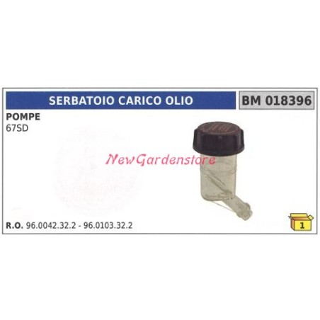 Depósito de aceite UNIVERSAL Bomba Bertolini 67SD 018396 | Newgardenstore.eu