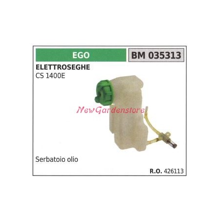 Réservoir d'huile EGO moteur CS 1400E 035313 | Newgardenstore.eu