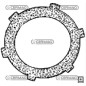 CASORZO clutch disc set for walking tractor DAL 1994 15584