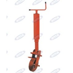Crank arm with semi-automatic tilting and locking for AMA trailer