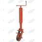 Crank arm with semi-automatic tilting and locking for AMA trailer