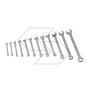 Set 12 chiavi combinate acciaio zincate conformi a DIN 3113 6 - 7 - 8 - 9 - 10