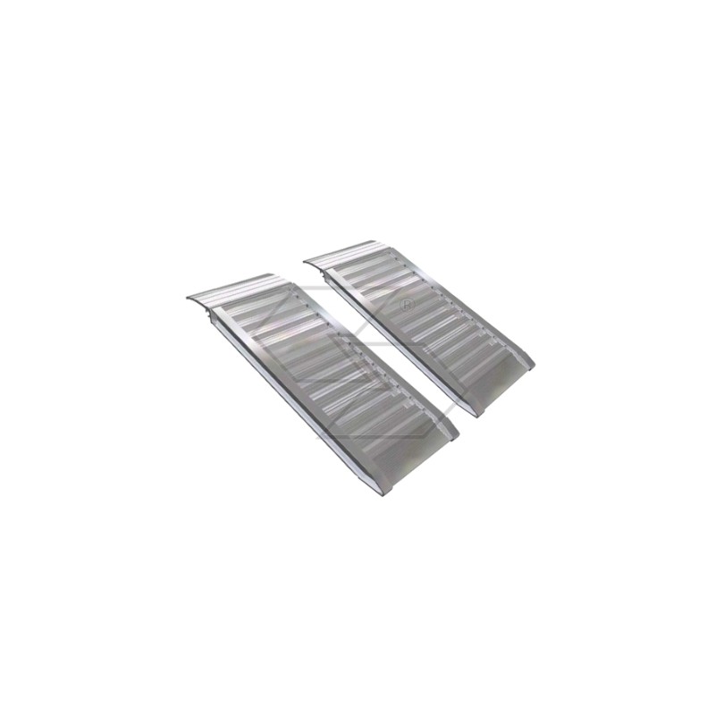 Jeu de 2 rampes de jardinage en aluminium 900x310mm capacité maximale 1500kg paire