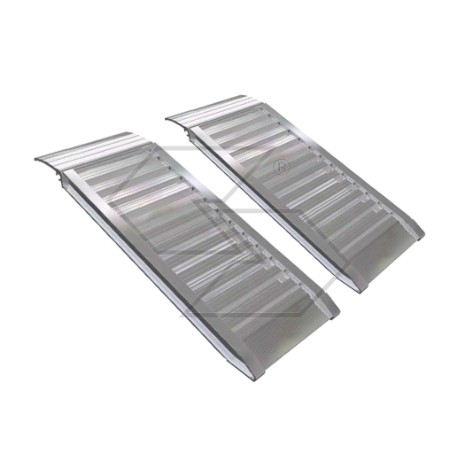 Set of 2 aluminium 900x310mm gardening ramps maximum capacity 1500kg pair | Newgardenstore.eu