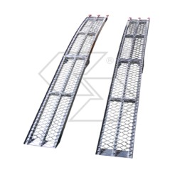 Set of 2 aluminium folding gardening ramps 2300x300mm easy access