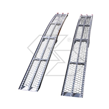 Juego de 2 rampas de jardinería plegables de aluminio 2300x300mm fácil acceso | Newgardenstore.eu