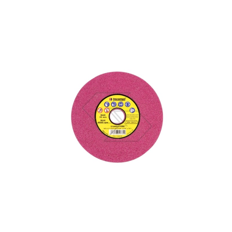 Jeu de 3 disques couleur rubis à grain grossier pour affûteuse de chaîne de tronçonneuse R315574