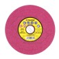 Set of 3 discs ruby-coloured coarse-grit grinding wheels for chain saw sharpener R315574