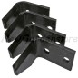 Set 4 side blades bio-shredder compatible CAMER 25535 9950596 99.5.0596