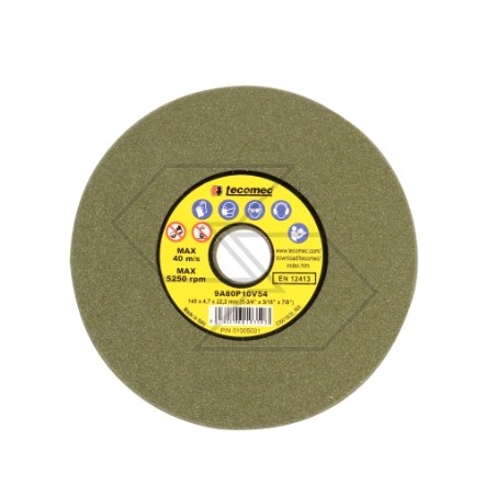 Jeu de 4 disques verts à gros grains pour affûteuses de chaînes de tronçonneuses | Newgardenstore.eu