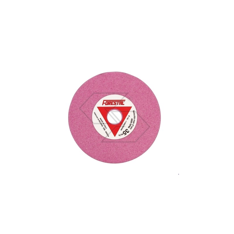 Jeu de 5 disques de couleur rose, à grain moyen, pour affûteuses de chaînes de tronçonneuses