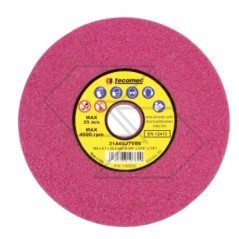 Set of 5 grinding discs ruby colour for chainsaw chain sharpeners