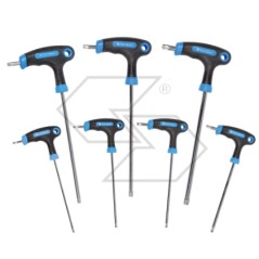 Set 7 chiavi acciaio zincate due teste torx impugnatura bimateriale ergonomica | Newgardenstore.eu