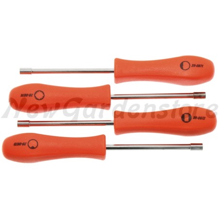 Set of 4 carburettor screwdrivers different profiles UNIVERSAL 37270798 | Newgardenstore.eu