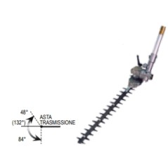 MARUYAMA MCA-EH15 20" 180° adjustable hedge trimmer set with double-comb blade