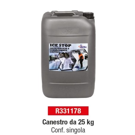 Sghiacciante antighiaccio liquido ICE STOP EUREKA da 25 Kg R331178 | Newgardenstore.eu