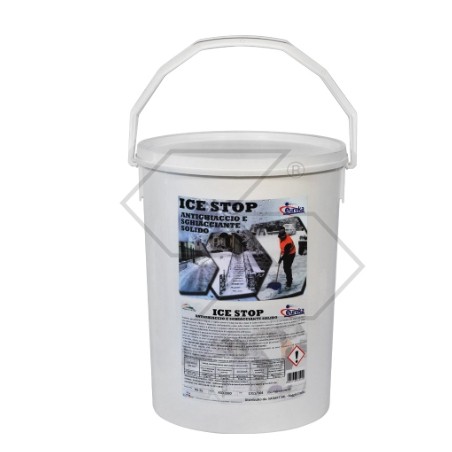 ICE STOP Enteisungs-/Anti-Eis-Mittel 25 kg zum schnellen Schmelzen von Eis/Schnee | Newgardenstore.eu