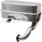 Silenciador de tractor de césped silenciador compatible MTD WOLF 751-10448D