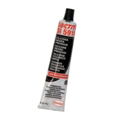 Self-levelling silicone sealant 80ml tube LOCTITE 5910 black-coloured gasket shape